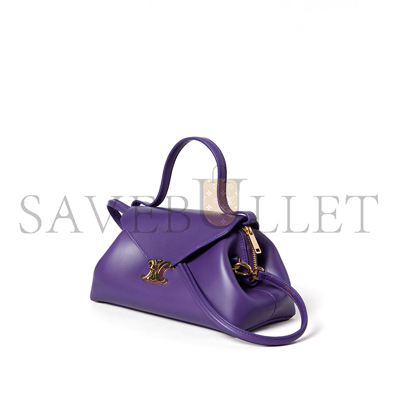 CELINE SMALL FLAIR IN SHINY CALFSKIN L10BF5B53.33VI (24*12*9cm)